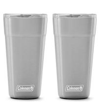 Kit com 2 Copos Térmicos com Tampa 600ml Inox Coleman Kit com 2 Copos Térmicos com Tampa 600ml Inox Coleman