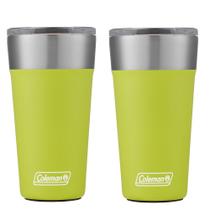 Kit com 2 Copos Térmicos com Tampa 600ml Light Green Coleman