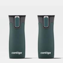 Kit com 2 Copos Térmicos West Loop AUTOSEAL Chard Contigo 473ml