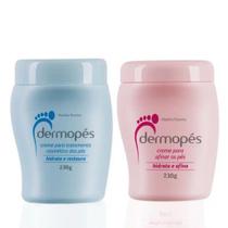 Kit Com 2 Cremes Dermopés 230g Cada - Hidrata, Afina e Restaura