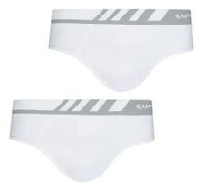 Kit Com 2 Cueca Slip Lupo Microfibra Sem Costura 691