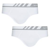 Kit Com 2 Cueca Slip Lupo Microfibra Sem Costura 691
