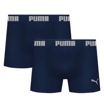 Kit Com 2 Cuecas Boxer Box Sem Costura Masculina Adulta Em Microfibra