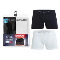 Kit com 2 Cuecas Boxer Lisa Sem Costura Duomo Kit com 2 Cuecas Boxer Lisa Sem Costura Duomo