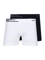 Kit com 2 Cuecas Boxer Lupo 436-002 Colorido Kit com 2 Cuecas Boxer Lupo 436-002 Colorido