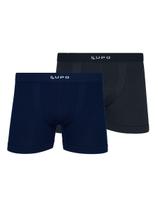 Kit com 2 Cuecas Boxer Lupo 661-001 Colorido