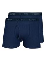 Kit com 2 Cuecas Boxer Lupo com Abertura 660-002