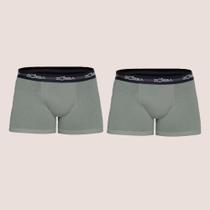 Kit Com 2 Cuecas Boxer Sem Costura Algodão Confortável Zorba