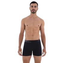Kit Com 2 Cuecas Boxer Sem Costura Masculino Cueca Poliamida Lupo