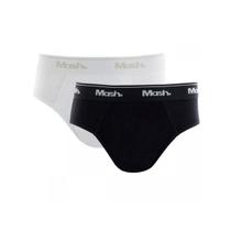 Kit com 2 Cuecas infantil para meninos em algodão slip Mash Kit com 2 Cuecas infantil para meninos em algodão slip Mash