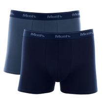 Kit Com 2 Cuecas Mash Boxer Box Masculina De Algodão Cotton