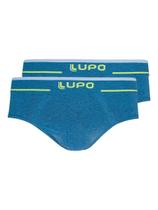 Kit com 2 Cuecas Slip Lupo 624-003 Kit com 2 Cuecas Slip Lupo 624-003