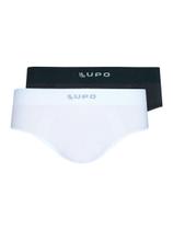 Kit com 2 Cuecas Slip Lupo 681-001 Colorido