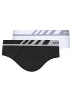 Kit com 2 Cuecas Slip Lupo 691002 Colorido