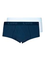 Kit com 2 Cuecas Slip Lupo com Abertura 546-002 Colorido