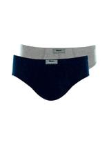 Kit com 2 Cuecas Slip Mash 074.58 Colorido