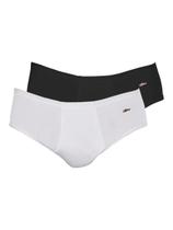 Kit com 2 Cuecas Slip Zorba com Abertura 172 Plus Size Colorido