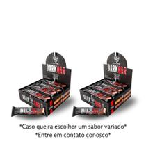 Kit com 2 Darkbar - Caixa com 8 unidades cada - Barra de proteína com 90g - Darkness