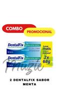 Kit com 2 Dentalfix Sabor Menta creme fixador de dentaduras leve 68g pague 50g promocional Kit com 2 Dentalfix Sabor Menta creme fixador de dentaduras leve 68g pague 50g promocional