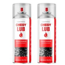 Kit com 2 Desengripante e Anticorrosivo Chesy Lub Etaniz 300ml Lubrificante MultiUso Kit com 2 Desengripante e Anticorrosivo Chesy Lub Etaniz 300ml Lubrificante MultiUso