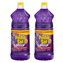 Kit com 2 Desinfetante Pinho Sol Lavanda 1750ml Cada