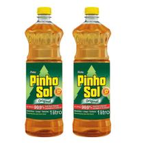 Kit com 2 Desinfetante Pinho Sol Original 1L Cada
