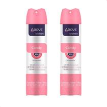 Kit com 2 - Desodorante Aerossol Above Candy Feminino 150Ml Kit com 2 - Desodorante Aerossol Above Candy Feminino 150Ml