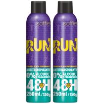 Kit com 2 Desodorantes Antitranspirantes Soffie RUN
