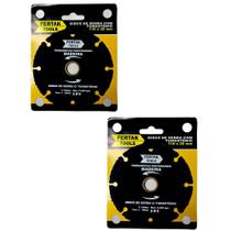 Kit Com 2 Discos Corte Serra Com Tungstênio 110 X 20 Mm