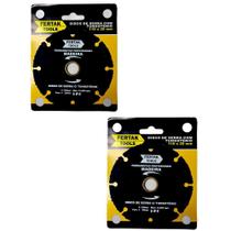 Kit Com 2 Discos Corte Serra Com Tungstênio 110 X 20 Mm
