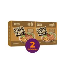 Kit com 2 Discos De Tempê De Feijão Fradinho com Arroz Preto Mun Artesanal 220g