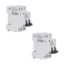 Kit com 2 disjuntor bipolar.06a din soprano (shb2 c06a)
