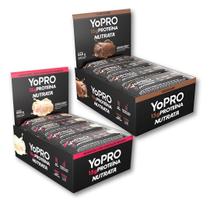 Kit Com 2 Displays De Barra Proteica Yopro Nutrata 12Un Cada