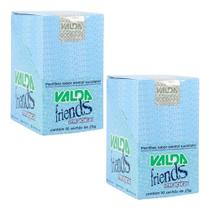 Kit Com 2 Displays Pastilha Valda Friends Mentol De 30 Sachês Cada