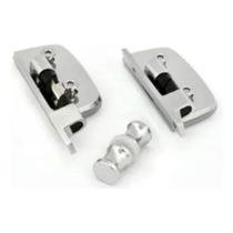 Kit Com 2 Dobradiça Automática Para Box De Banheiro Branco