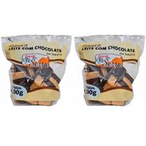 Kit com 2 Doce de Leite com Chocolate Mineiro em Cubinhos 200g Doces Pé da Serra Kit com 2 Doce de Leite com Chocolate Mineiro em Cubinhos 200g Doces Pé da Serra