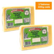 Kit com 2 Doces de Leite com Coco em Tablete Doces Uai 400g