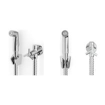 Kit com 2 Ducha Higiênica com Derivação Celite One Cinza/Cromado Kit com 2 Ducha Higiênica com Derivação Celite One Cinza/Cromado