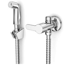 Kit com 2 Ducha Higiênica com Derivação L20 Roca Cinza/Cromado