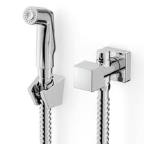 Kit com 2 Ducha Higiênica com Derivação Singles One Square Celite