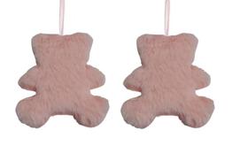 Kit com 2 Enfeite Decorativo Urso de Pelúcia para Pendurar Kit com 2 Enfeite Decorativo Urso de Pelúcia para Pendurar