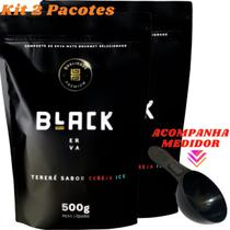 Kit Com 2 Erva Mate Tereré 500g Black Erva Chá de Qualidade Premium Erva Mate Gourmet Selecionada