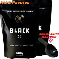 Kit Com 2 Erva Mate Tereré 500g Black Erva Chá de Qualidade Premium Erva Mate Gourmet Selecionada