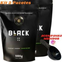 Kit Com 2 Erva Mate Tereré 500g Black Erva Chá de Qualidade Premium Erva Mate Gourmet Selecionada