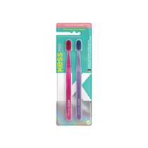 Kit com 2 Escovas Dentais Kess Pro 10K Extra Macias