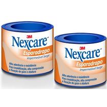 Kit com 2 Esparadrapo Impermeavel Nexcare Bege 25MM X 0,9M Kit com 2 Esparadrapo Impermeavel Nexcare Bege 25MM X 0,9M