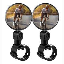 Kit com 2 Espelhos Retrovisores para Bicicleta 360º Convexos
