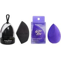 Kit com 2 Esponja de Precisão para Maquiagem Midnight + Stay Fix - By Ruby Rose
