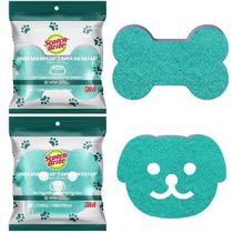 Kit com 2 Esponja Nao Risca PETS SCOTCH Brite Kit com 2 Esponja Nao Risca PETS SCOTCH Brite