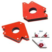 Kit Com 2 Esquadros Magnéticos Para Solda 35kg - Charbs
